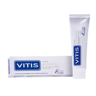 Зубная паста отбеливающая Vitis Whitening, Dentaid, 100 мл.