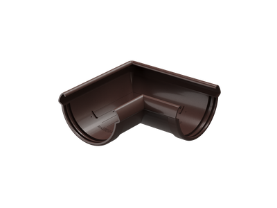 Угол желоба 90° LUX, шоколад
