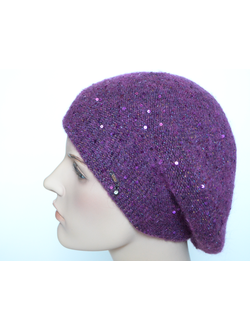 zhenskiy-vyazaniy-beret-fuksiya-s-payetkami-vizio-italiya-6917
