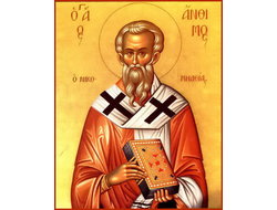 Анфим Никомидийский, Священномученик, Святитель, епископ, исповедник. Рукописная икона.