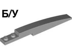 ! Б/У - Slope, Curved 10 x 1, Light Bluish Gray (85970 4637573 6037667) - Б/У