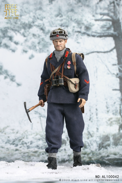 Советский горный стрелок  - Коллекционная ФИГУРКА 1/6 scale  WWII Soviet Mountain Infantry Officer (AL100042) - ALERT LINE