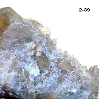 Раухтопаз натуральный (микро-друза) Казахстан №2-39: 59,8г - 60*34*24мм