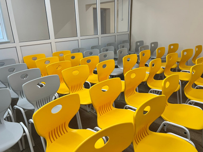 Стул ученический аудиторный нерегулируемый, пластик, СПК