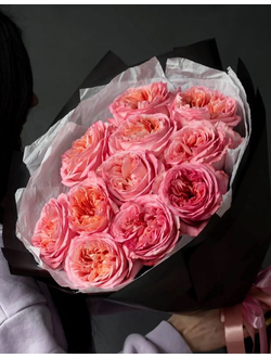 "Монобукет 11 роз Pink Xpression Premium "