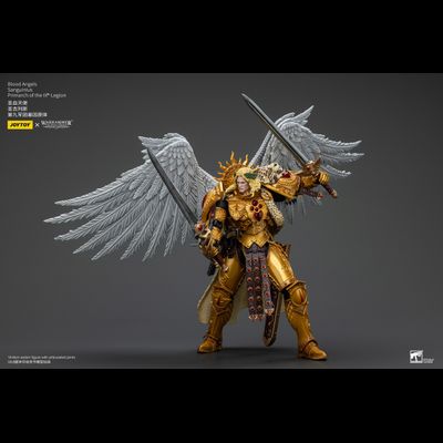 Сангвиний, Примарх Кровавых Ангелов (Warhammer Horus Heresy) - КОЛЛЕКЦИОННАЯ ФИГУРКА 1/18 Blood Angels Sanguinius Primarch of the IX Legion (JT00218) - JOYTOY