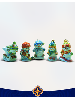 Снеговики-спортсмены