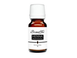 Хна для бровей Rich chocolate, мерный стаканчик и ложечка 3 г.