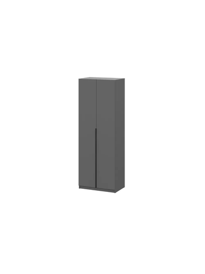 ШК 5 800 шкаф двустворчатый распашной с антресолью Графит