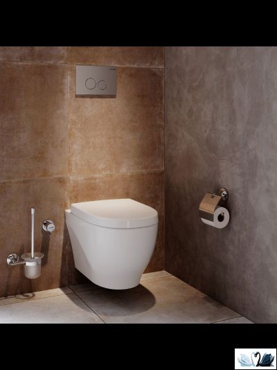 Унитаз CREAVIT Mare MA321.00100 c инсталляцией - комплект с сиденьем микролифт, клавишей Terra Grey (MA321-11CB00E-0000+GR5003.01+GP9002.00 + KC3103.02.0000E)