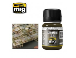 Ammo MIG: Жидкость для нанесения эффектов Streaking Grime for Winters Vehicle (35 мл.)