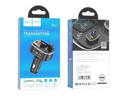 Автомобильный FM трансмиттер Hoco E62 Fast PD20W+QC3.0 черный