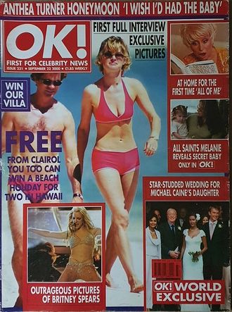 OK! Magazine Issue 231 Anthea Turner, Иностранные журналы светская жизнь, Intpressshop