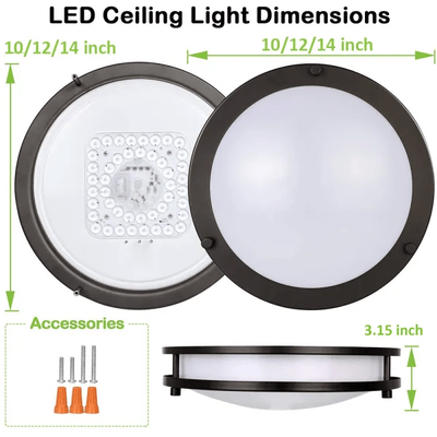 Преключаемый светодиодный потолочный светильник 3-CCT 15w