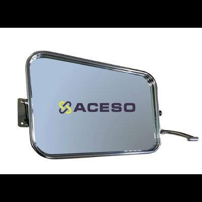 Зеркало поворотное для инвалидов антивандальное с ручкой 600*400 мм