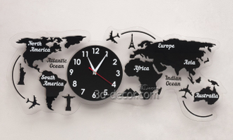 Интерьерные настенные часы "Travel"