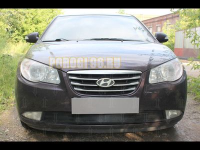 Защита радиатора Hyundai Elantra IV (HD) 2006-2010 black