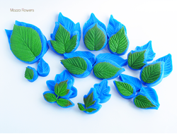 "Лист малины" Силиконовый молд  (вайнер)