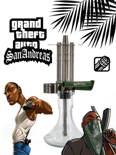 MICROGUN HOOKAH | GTA SAN ANDREAS | БЕЗ КОЛБЫ