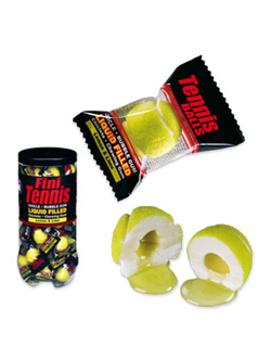 Жев. резинка Fini "Гигант Теннисные мячики" с нач. лимон-лайм 16гр х 50шт