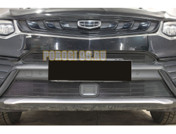 Защита радиатора Geely Tugella 2020- black низ