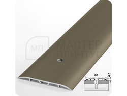 Порог одноуровневый Лука ПС 07-1.2700.04л Бронза