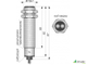 Оптический бесконтактный датчик O01-NC-NPN (Л63, с регулировкой)