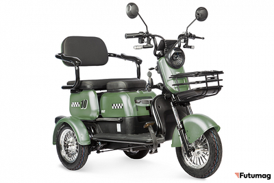 Трицикл Rutrike Бумеранг зеленый