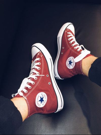 Кеды Converse All Star высокие бордовые мужские