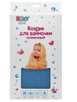 Антискользящий силиконовый коврик ROXY-KIDS для детской ванночки 42x25 см