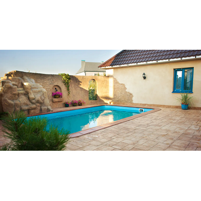 Композитный бассейн 6,5 х 3,67 х 1,4-1,65 "Бордо" Franmer