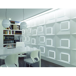 Гипсовая панель MALEVICH + LED артикул М-0075