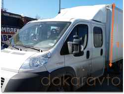 Обтекатель Спойлер ФИАТ ДУКАТО Fiat Ducato фургон двойной кабиной