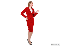 Пиджак женский красный 3103 Pretty One