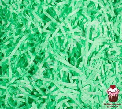 Наполнитель бумажный 100гр, цвет зеленый