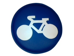 Мягкий модуль Дорожный знак «велосипедная дорожка»