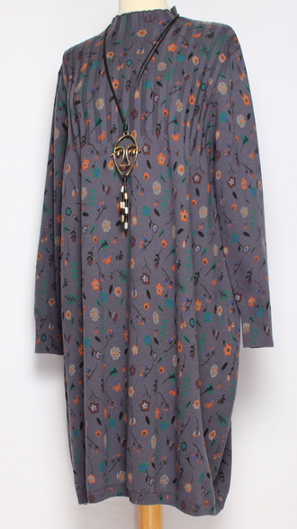 ПЛАТЬЕ БОХО хлопок "ПРОВАНС" коралл, джинс, шоколад р.46-54