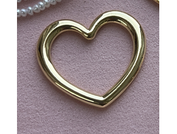 Коннектор сердце 29х32мм