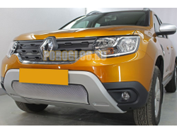 Защита радиатора Renault Duster 2021- chrome низ