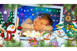 Новогоднее слайд шоу - &quot;Снеговики&quot;