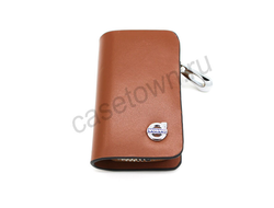 Кожаная ключница с логотипом Вольво для всех моделей