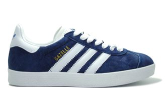 Adidas Gazelle Синие с белым (36-45)  Арт. 179F-A