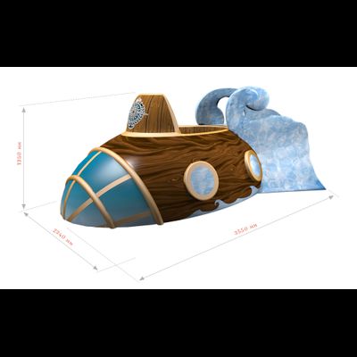 Мягкий игровой элемент «Подводная лодка»