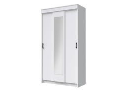 ЛДСП Шкаф-купе ЭКО Белый гладкий