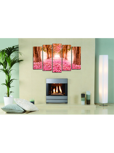 Модульная картина &quot;Розовое покрывало. Сакура&quot;