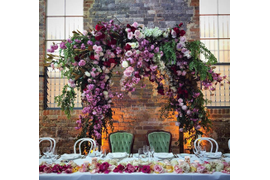 Red and Orange Made This Boho Wedding Come Alive!