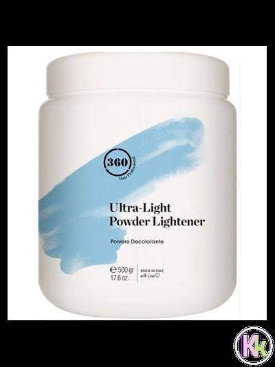 360 HAIR PROFESSIONAL ULTRA-LIGHT POWDER LIGHTNER Осветляющая пудра, 500 гр (банка)
