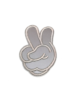 Термоаппликация светоотражающая, рука