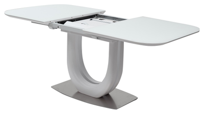Стол FLORIDA 140 WHITE матовое стекло М-City