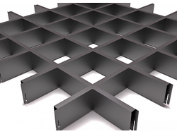 Грильято 100х100 цвет Графит RAL 7024